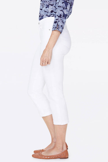 NYDJ Chloe Skinny Capri Jeans In Petite - Optic White