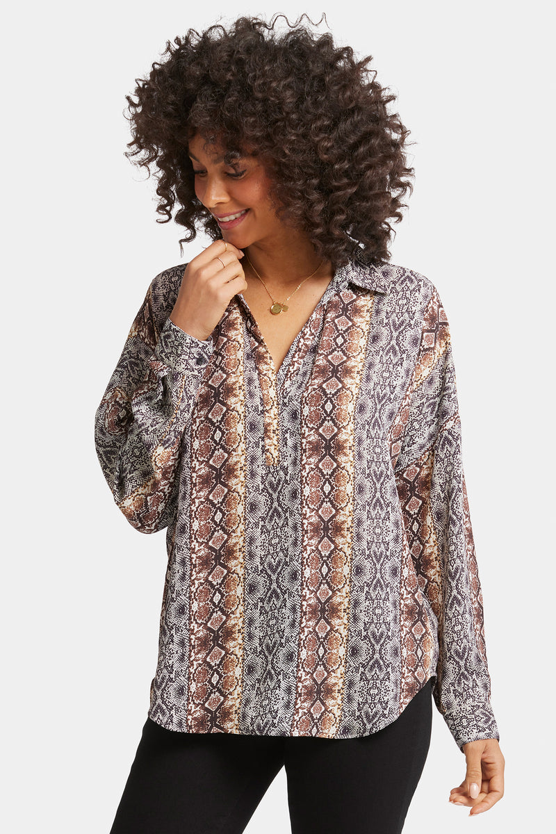 NYDJ Becky Blouse In Petite - Ottavia