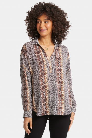 NYDJ Becky Blouse In Petite - Ottavia