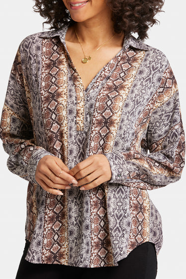 NYDJ Becky Blouse In Petite - Ottavia