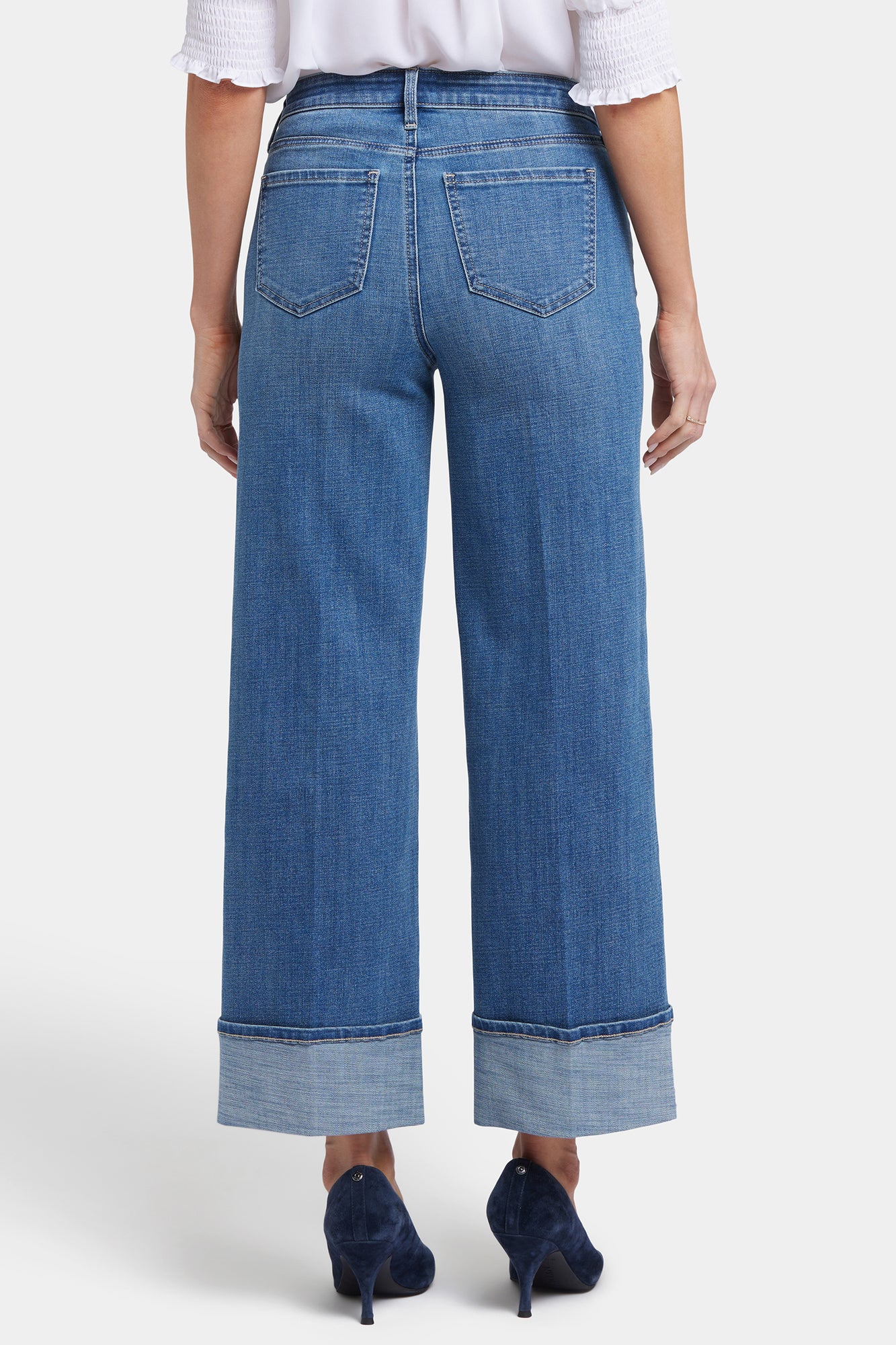 NYDJ Teresa Wide Leg Jeans In Petite With High Rise, 26