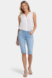 NYDJ Sophie Bike Capri Jeans In Petite With Riveted Side Slits - Canary Beach