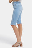 NYDJ Sophie Bike Capri Jeans In Petite With Riveted Side Slits - Canary Beach