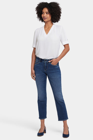 NYDJ Marilyn Straight Ankle Jeans In Petite - Rio Rapids