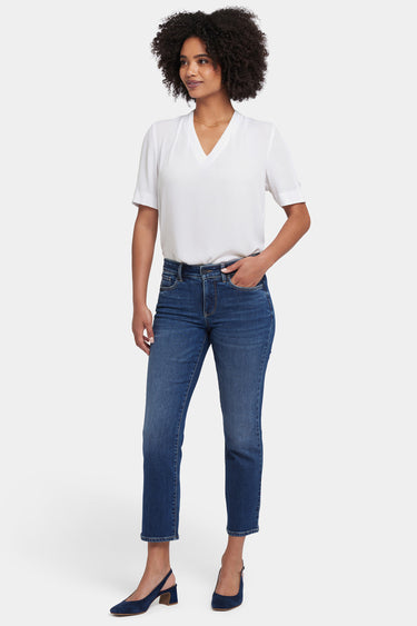 NYDJ Marilyn Straight Ankle Jeans In Petite - Rio Rapids