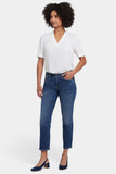 NYDJ Marilyn Straight Ankle Jeans In Petite - Rio Rapids