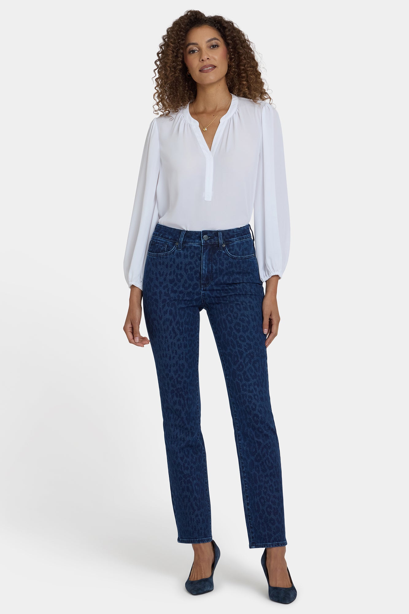 NYDJ Marilyn Straight Jeans In Petite With High Rise And 29
