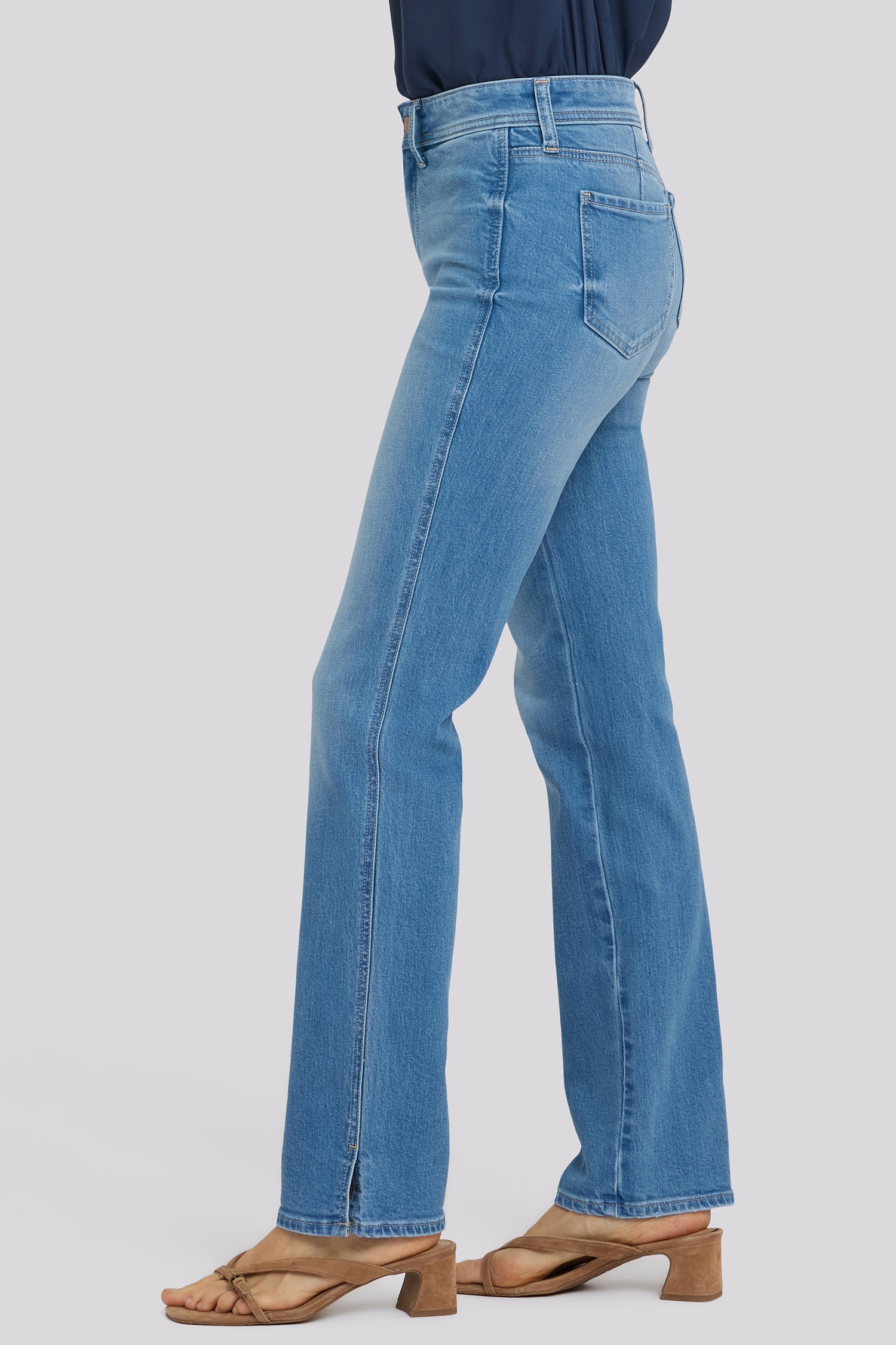 Marilyn Straight Jeans In Petite With Clean Front, Back Darts And
