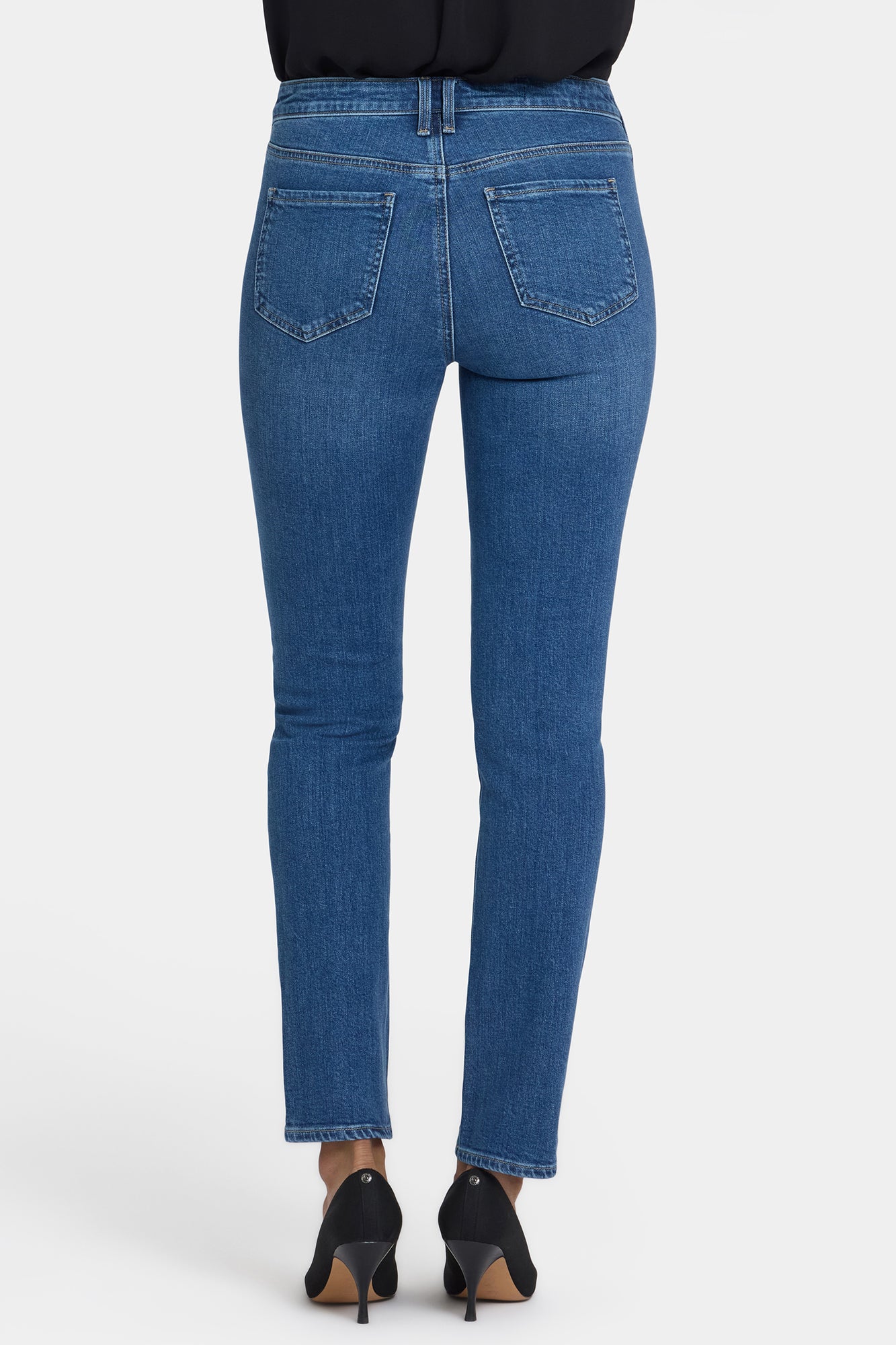 NYDJ Sheri Slim Jeans In Petite With Utility Pockets - Opera Blue