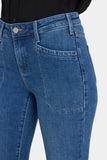 NYDJ Sheri Slim Jeans In Petite With Utility Pockets - Opera Blue