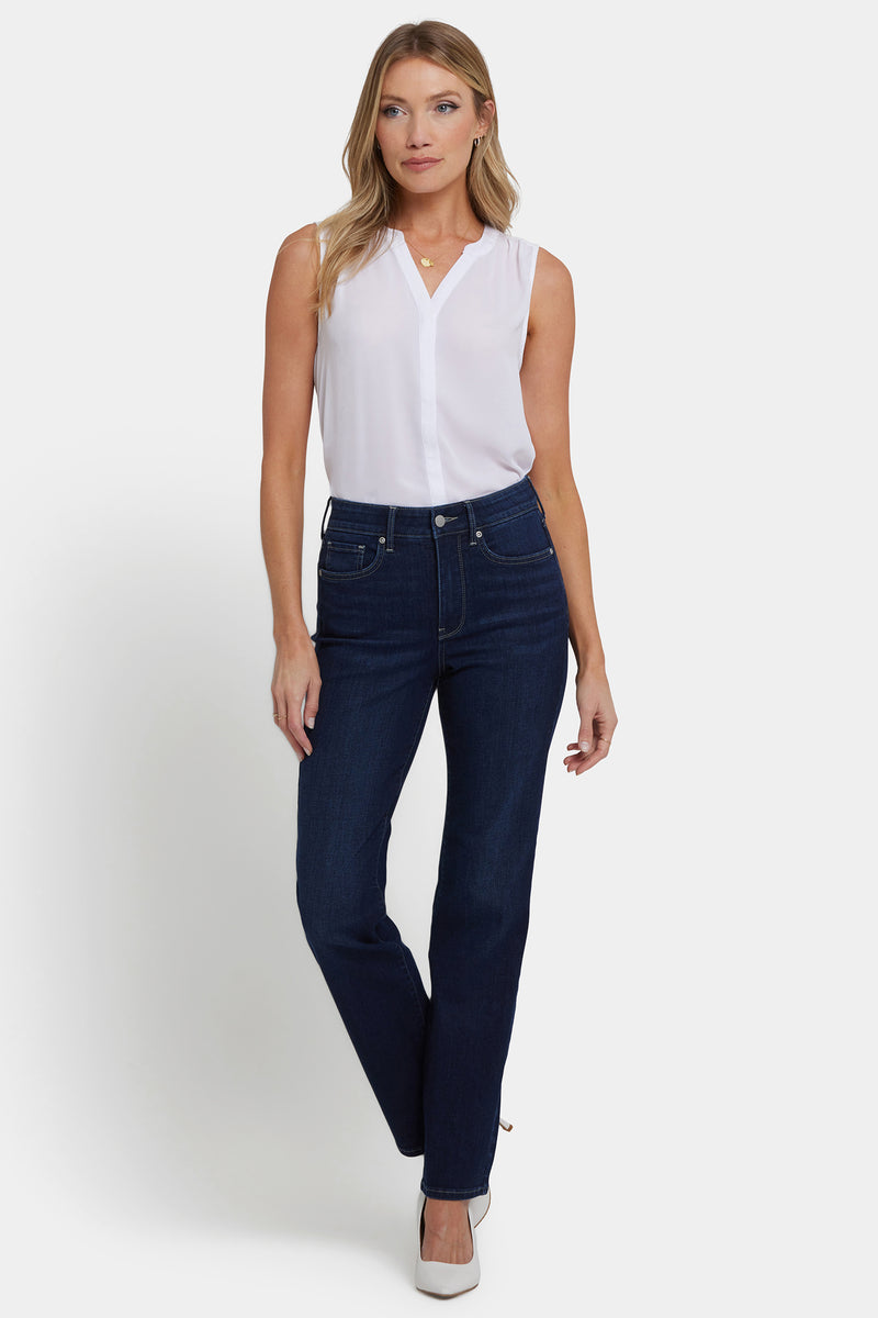 NYDJ Marilyn Straight Jeans In Petite With High Rise And 29