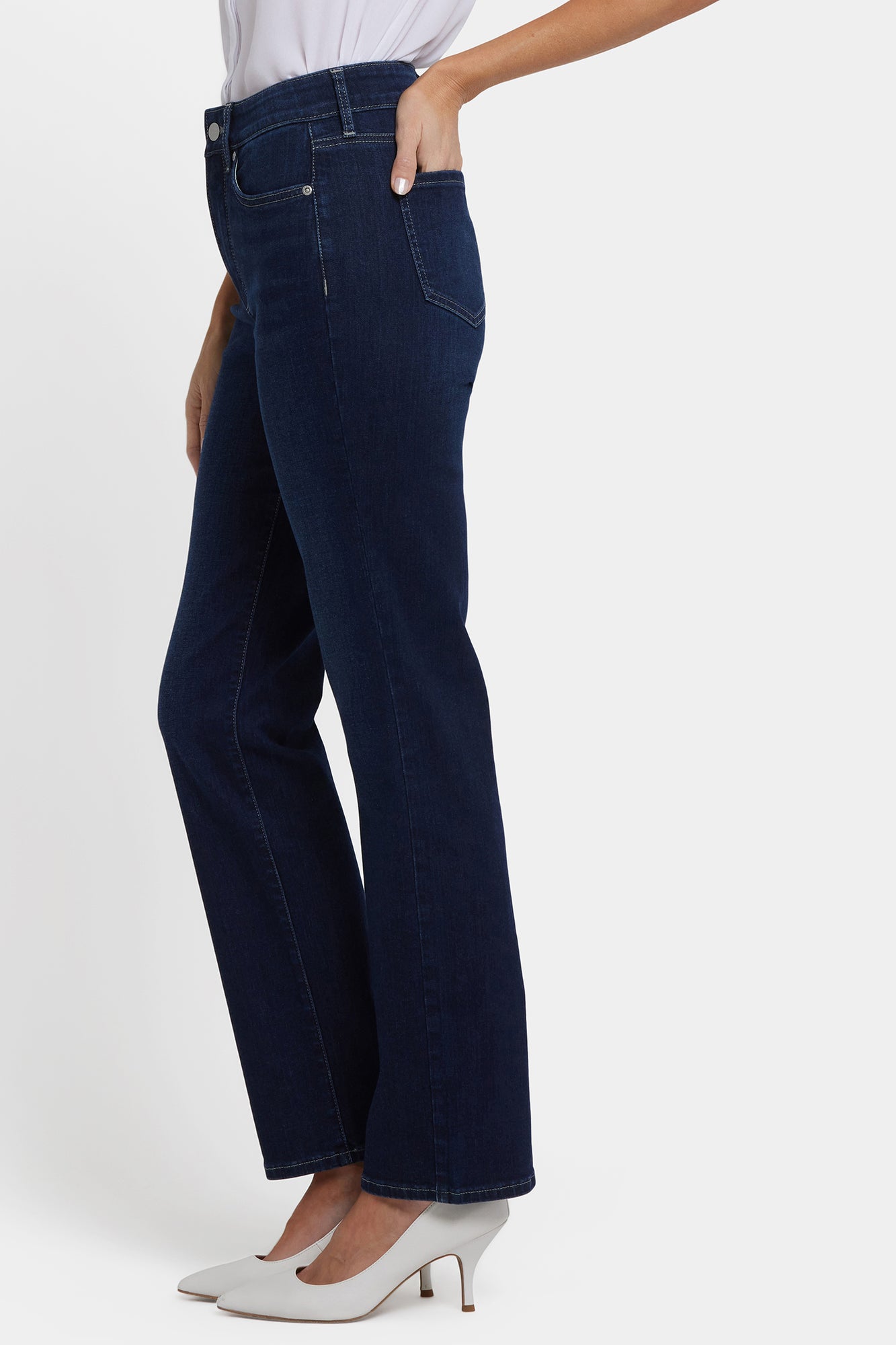 NYDJ Marilyn Straight Jeans In Petite With High Rise And 29