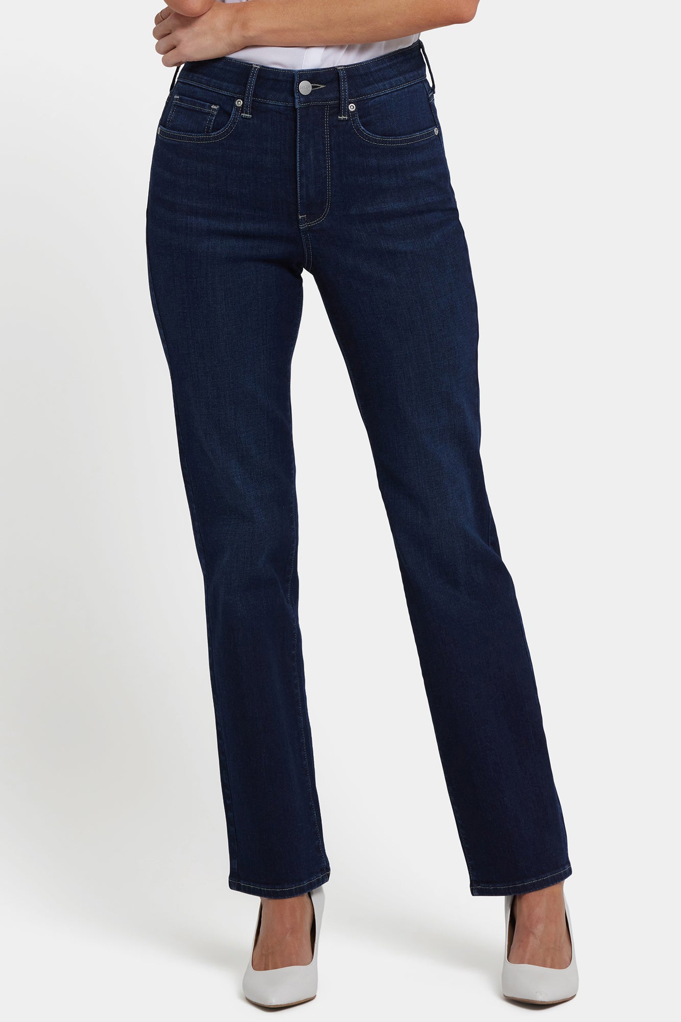 NYDJ Marilyn Straight Jeans In Petite With High Rise And 29