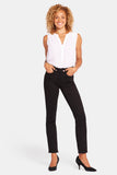 NYDJ Sheri Slim Jeans In Petite - Black