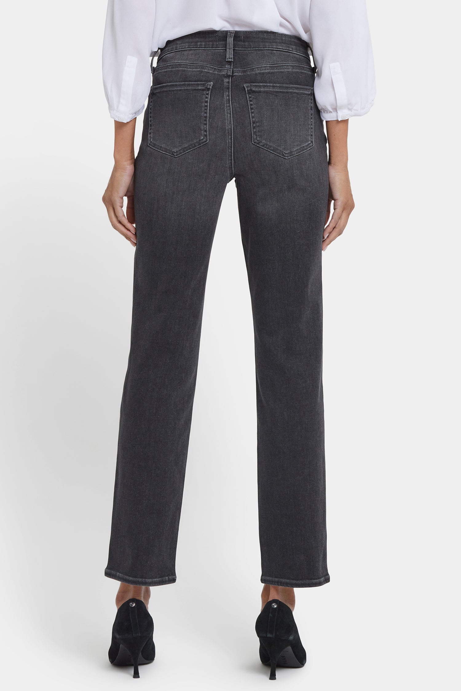 Sheri Slim Jeans In Petite With High Rise - Gloomy Marais Grey | NYDJ