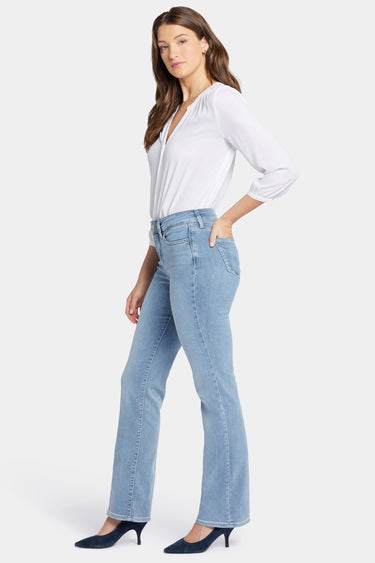 NYDJ Blake Slim Flared Jeans In Petite With High Rise - Haley