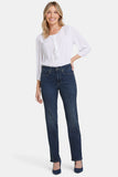 NYDJ Marilyn Straight Jeans In Petite With High Rise And 29" Inseam - Presley