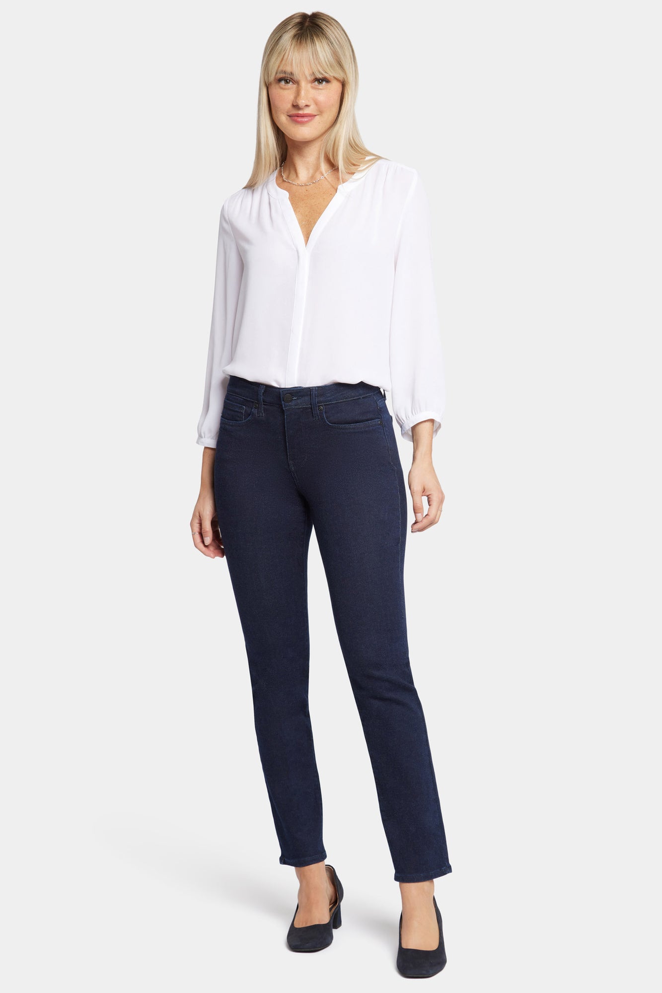 NYDJ Sheri Slim Jeans In Petite - Rinse