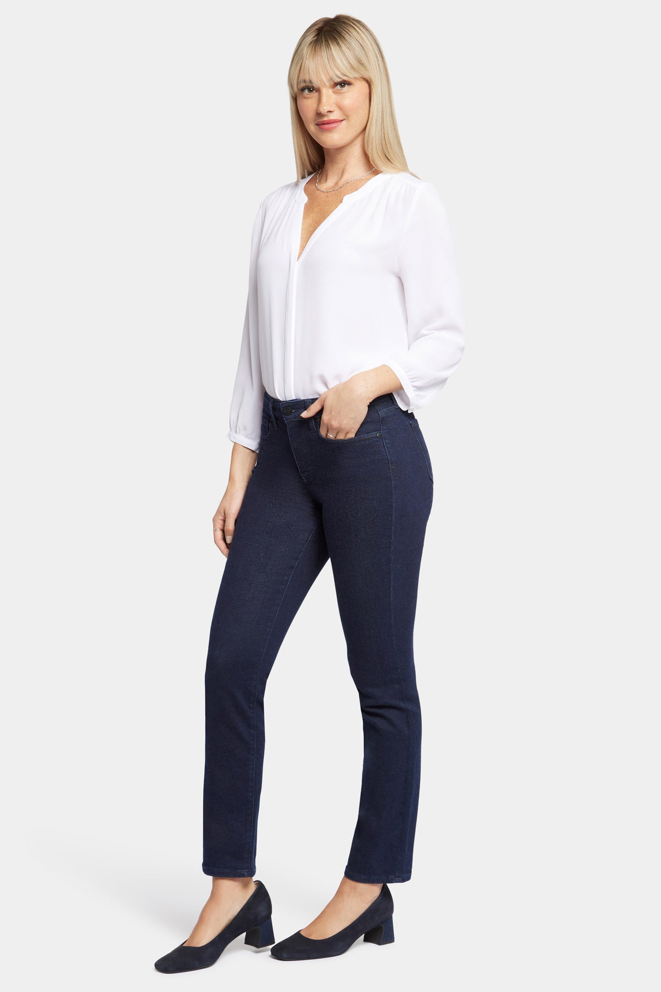 NYDJ Sheri Slim Jeans In Petite - Rinse
