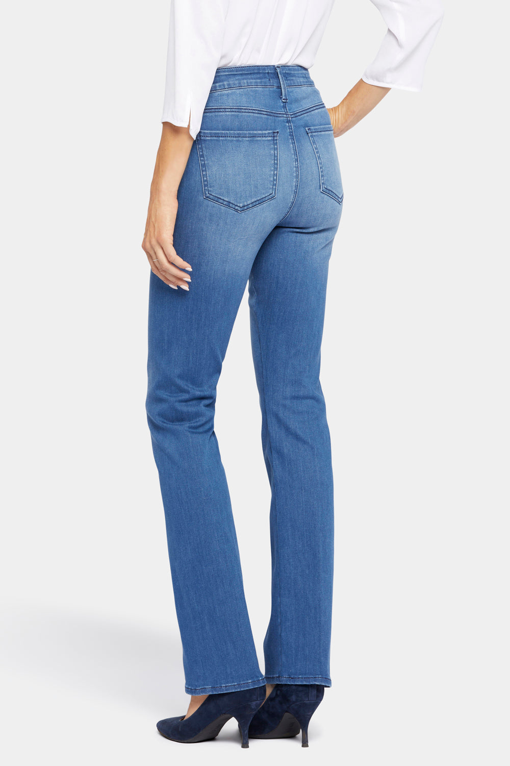 Petite Ponte Bootcut High-Rise Pants