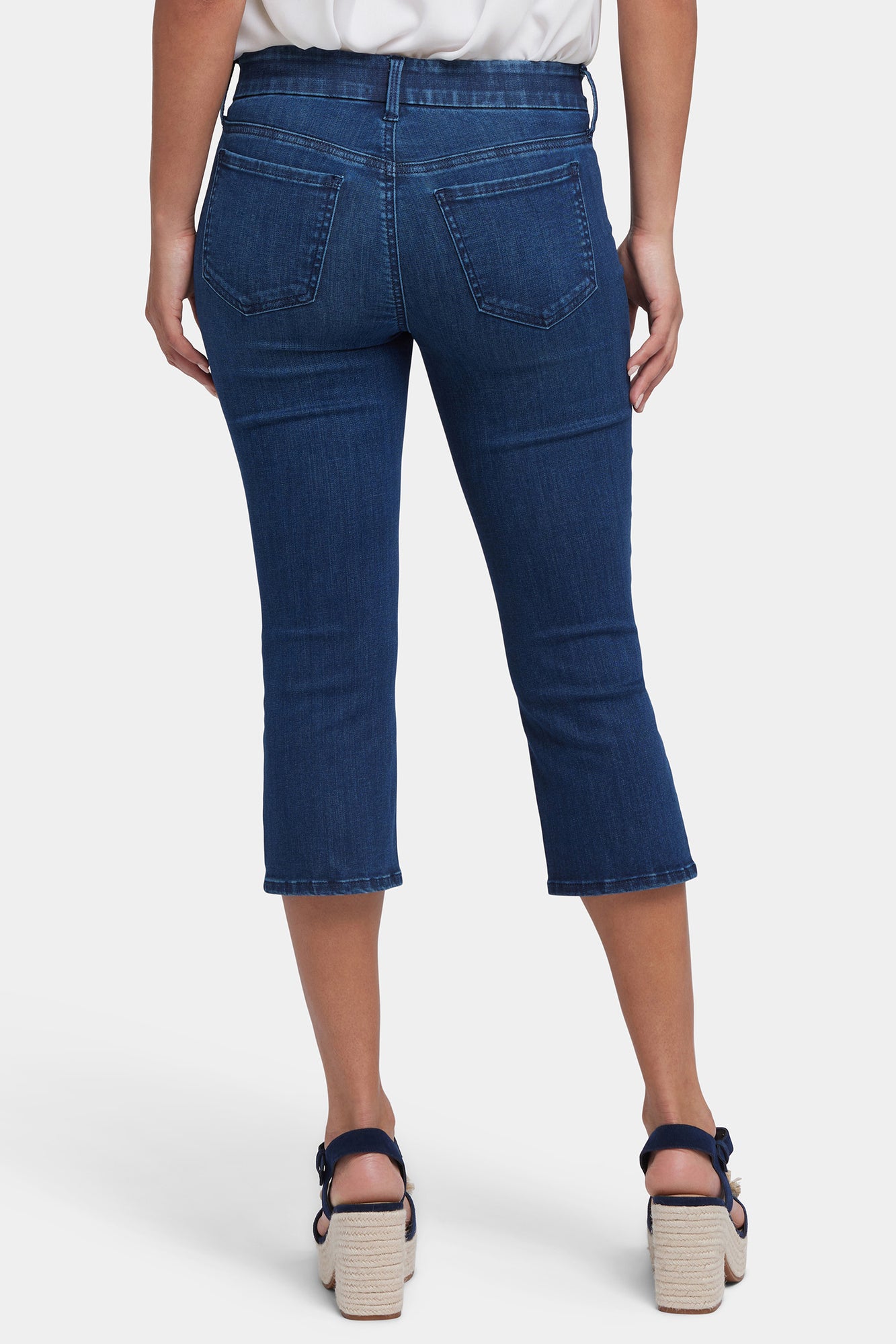 NYDJ Waist-Match™ Marilyn Straight Crop Jeans In Petite - Ibiza Blues