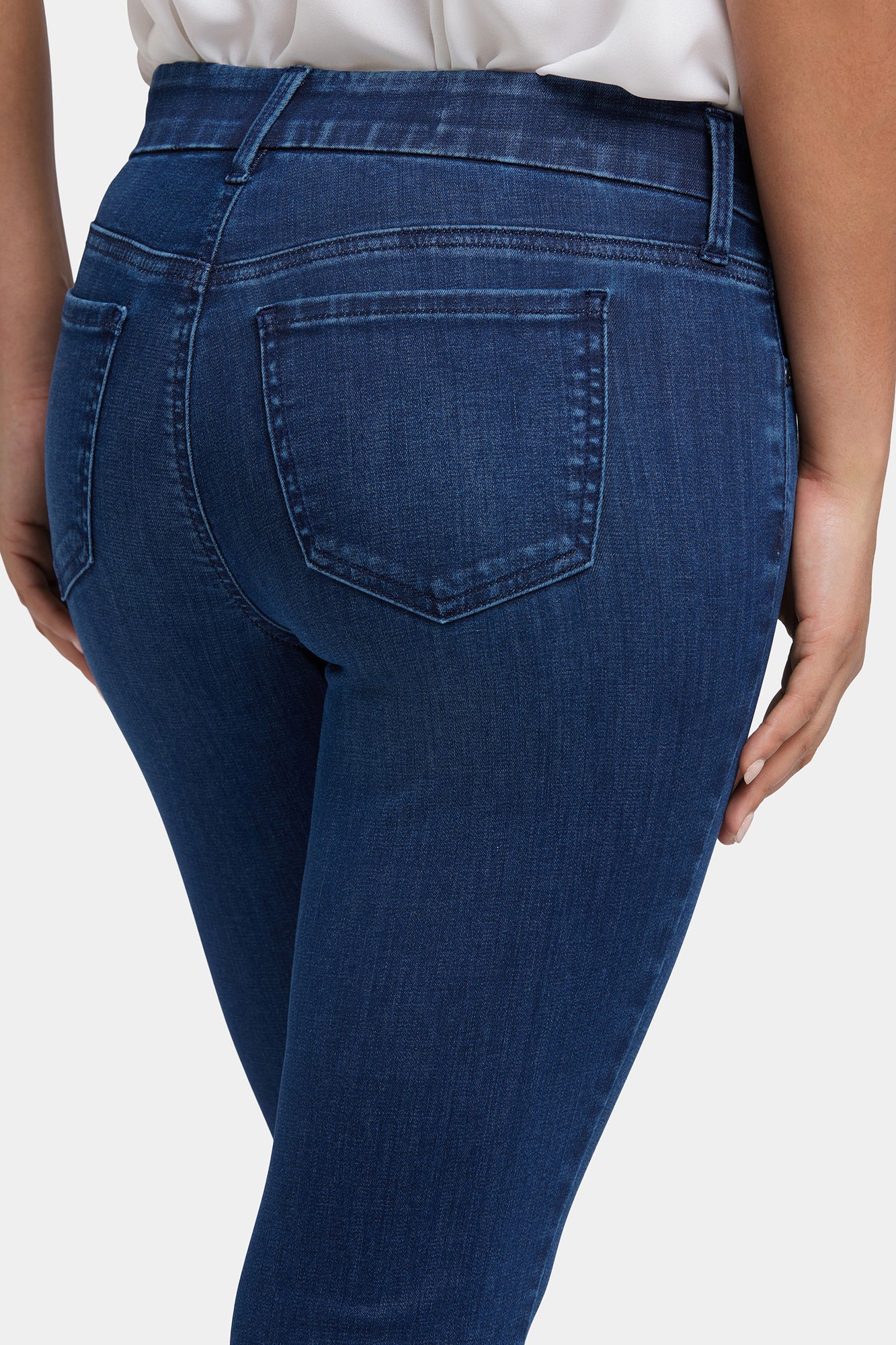NYDJ Waist-Match™ Marilyn Straight Crop Jeans In Petite - Ibiza Blues