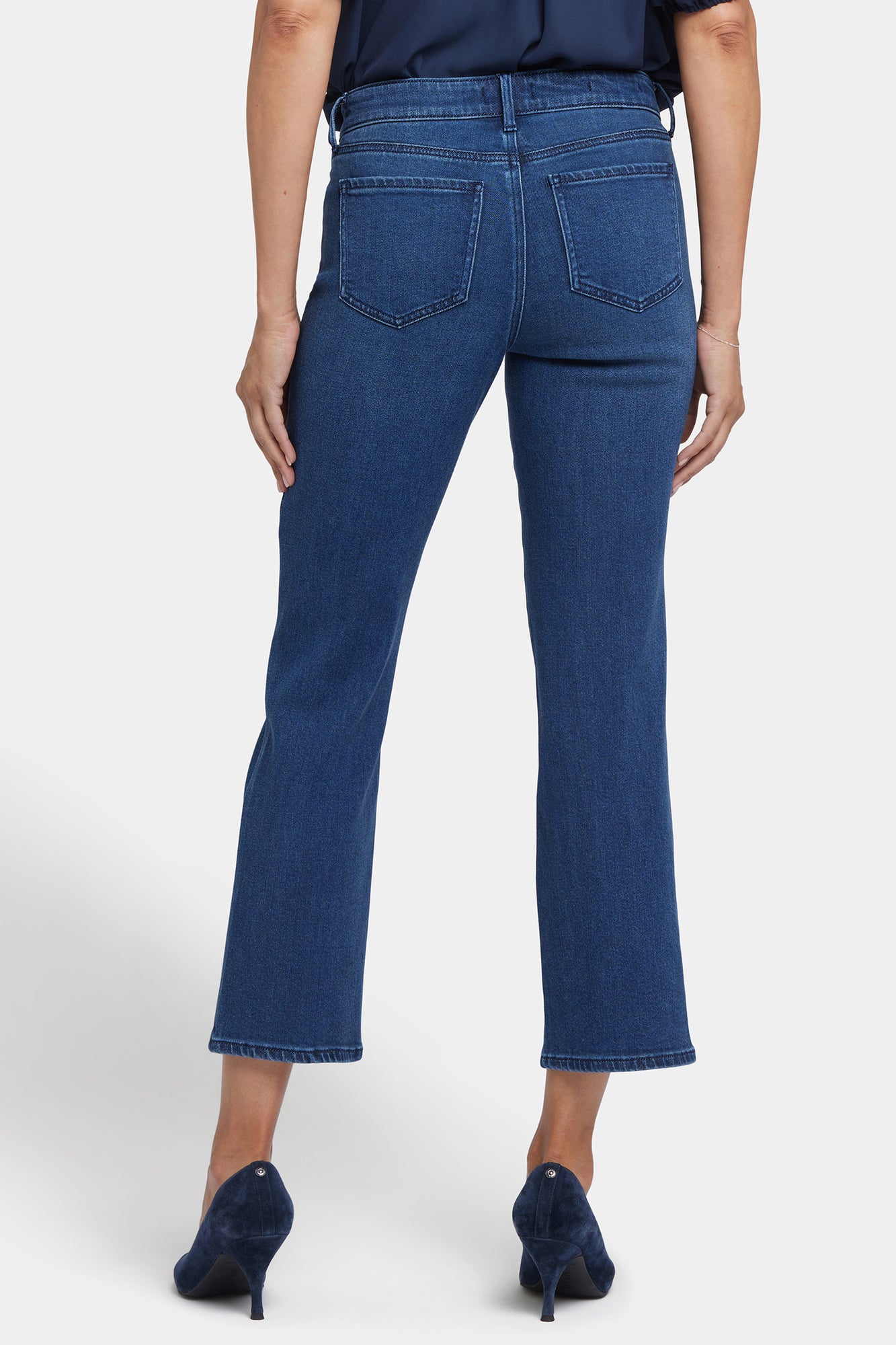 NYDJ Marilyn Straight Ankle Jeans In Petite In Soft-Contour Denim™ - Ibiza Blues