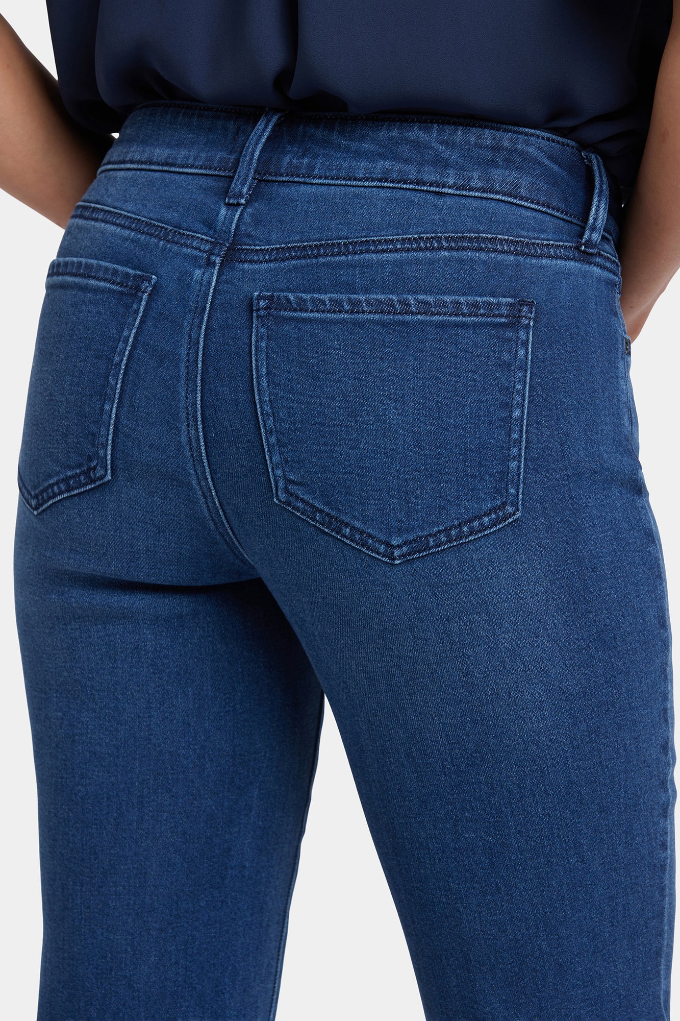 NYDJ Marilyn Straight Ankle Jeans In Petite In Soft-Contour Denim™ - Ibiza Blues