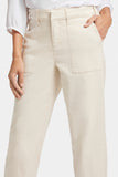 NYDJ Utility Pants In Petite In Stretch Twill With High Rise - White Creek