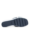 NYDJ Raizy Wedge Sandals In Suede - Navy