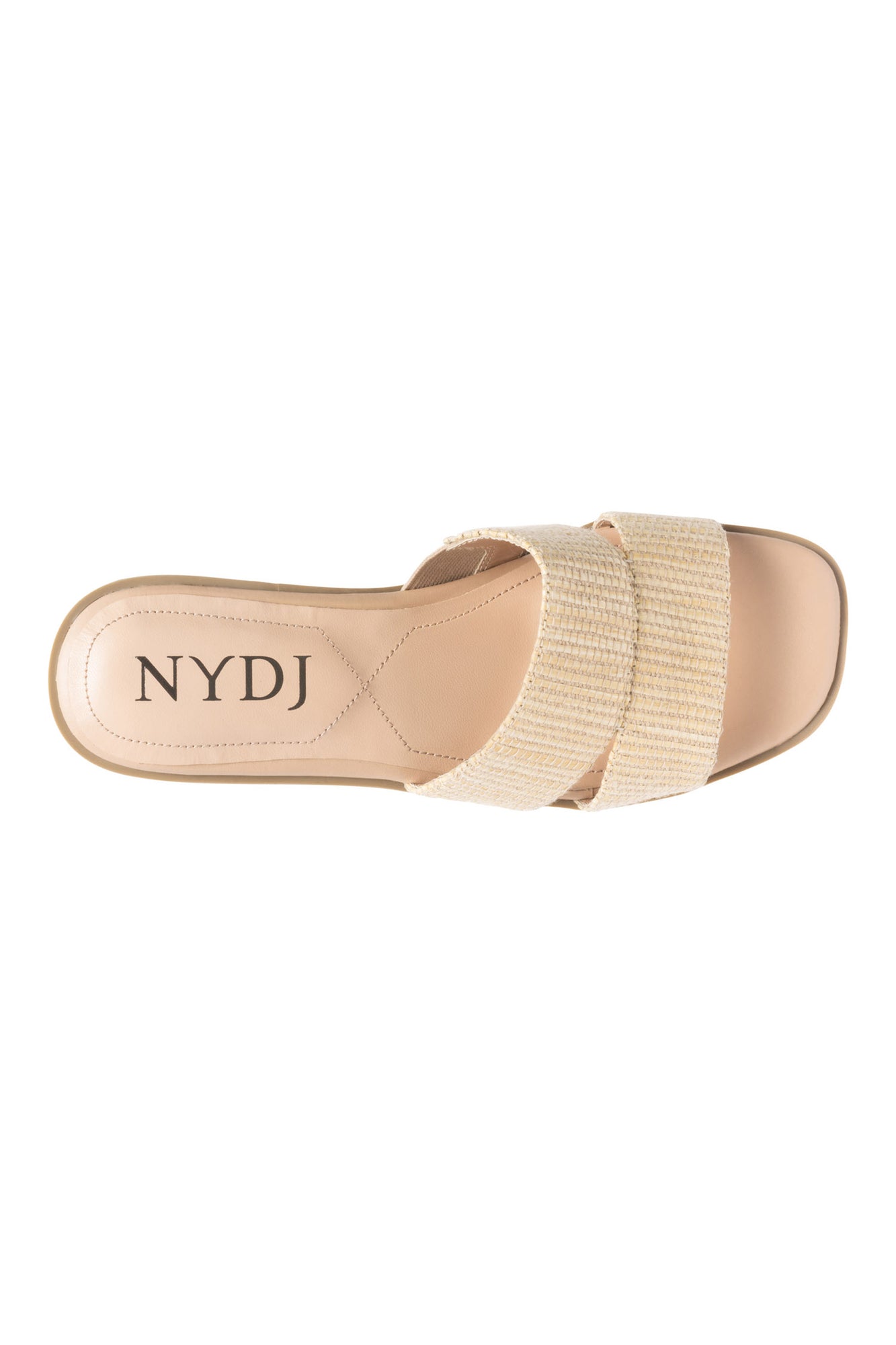 NYDJ Raizy Wedge Sandals In Jute - Ecru