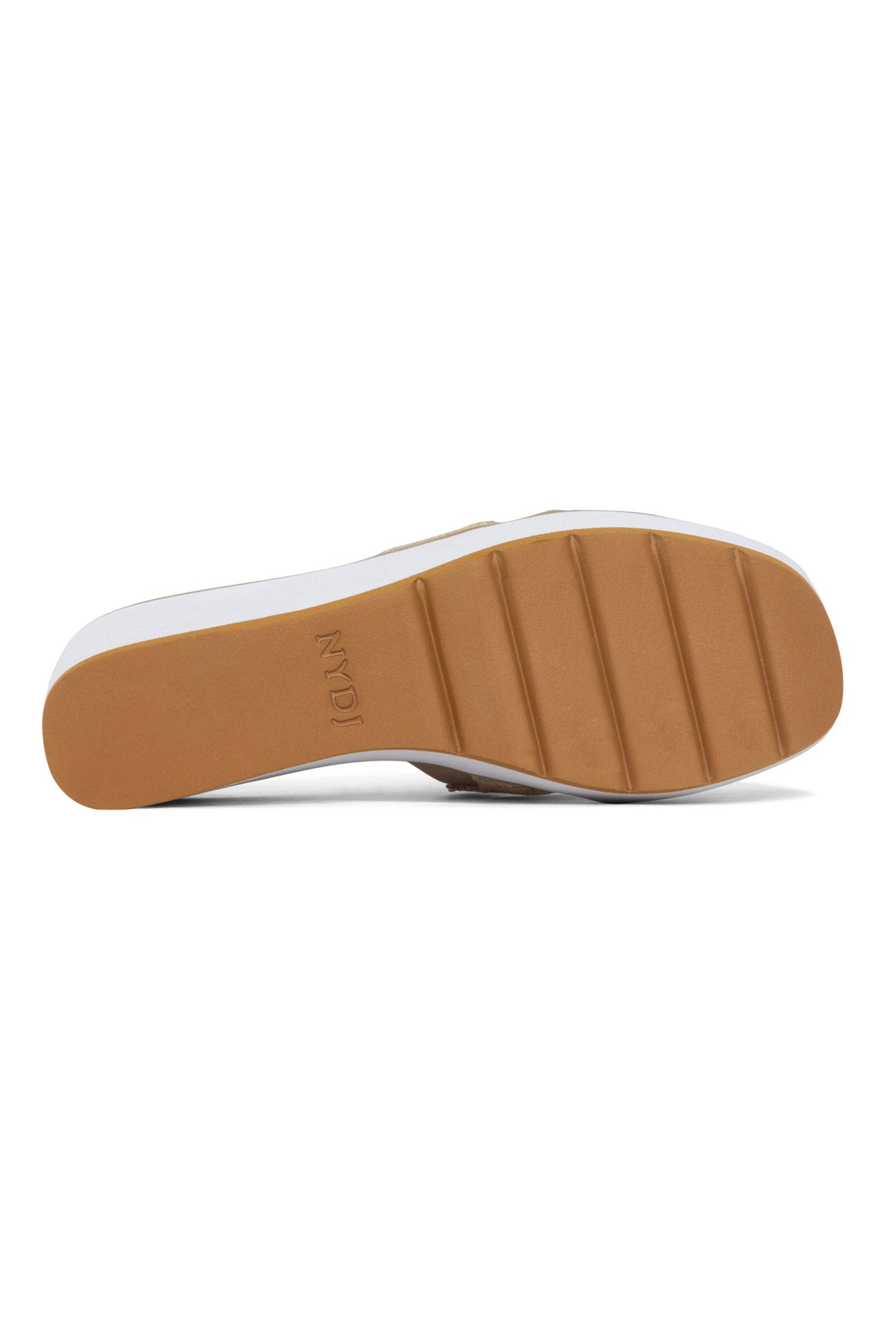 NYDJ Raizy Wedge Sandals In Jute - Ecru