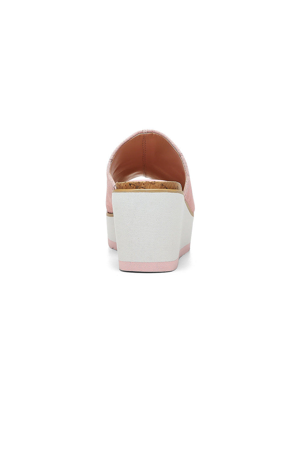 NYDJ Rysa Wedge Sandals In Kid Suede - Rose