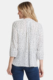 NYDJ Pintuck Blouse - Sprinkle Dots