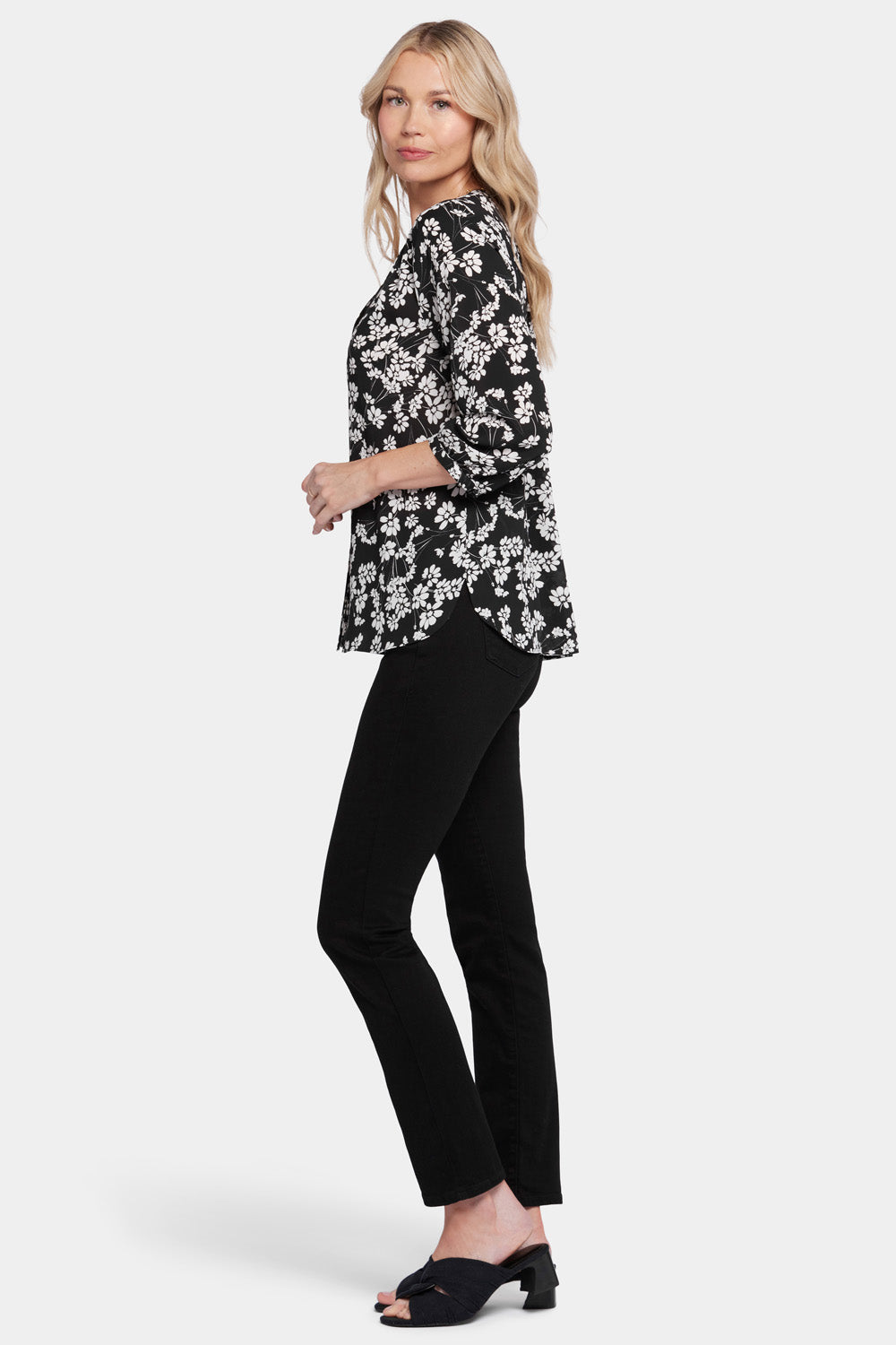 売れ筋商品|||エヌワイディージェイ カットソー トップス レディース Women's Pintuck Blouse Top Stefania Pintuck Blouse - Stefania Multi | NYDJ