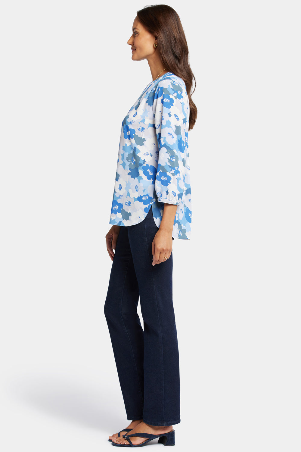Pintuck Blouse Elena Blue Nydj 