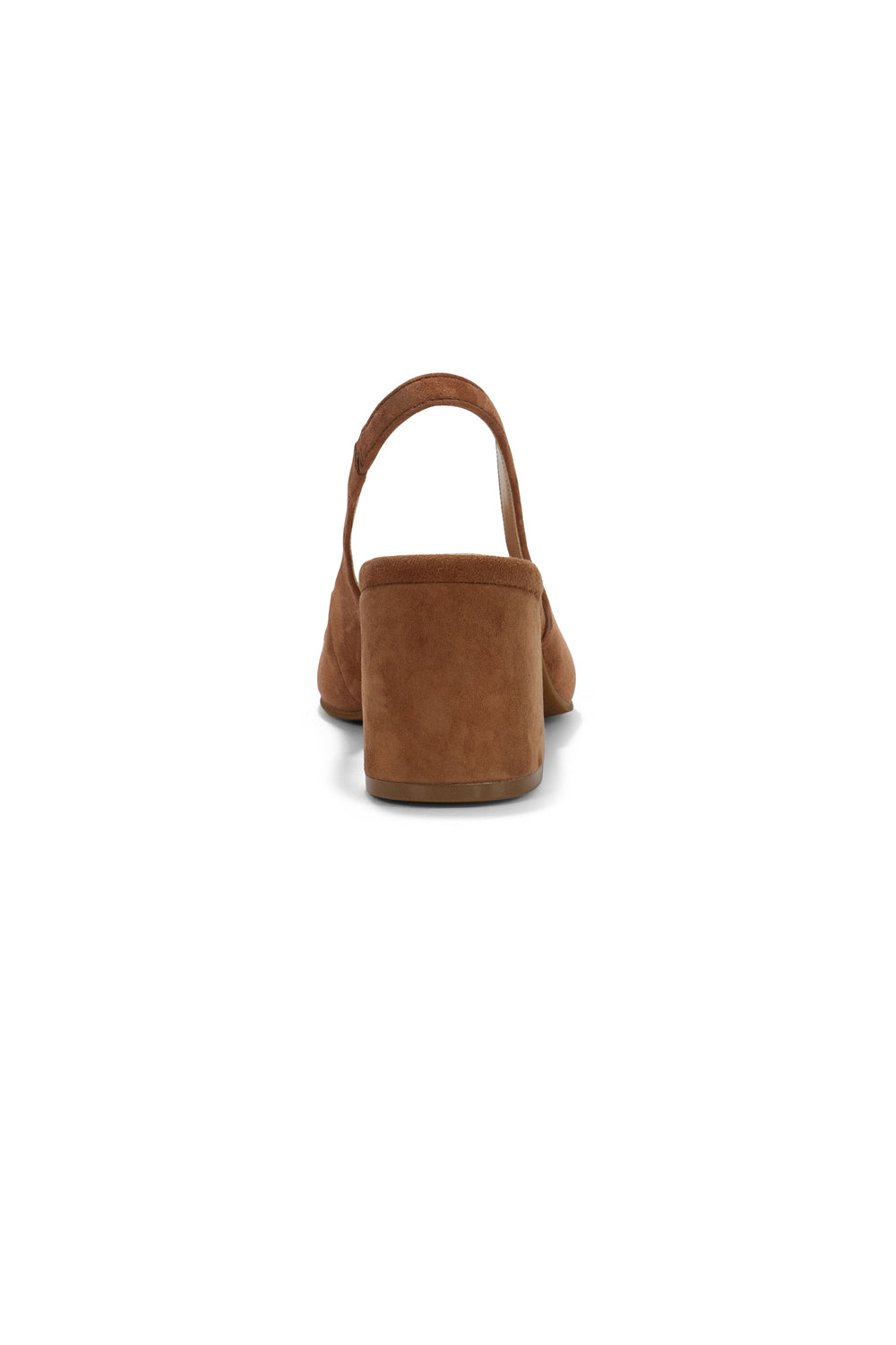 Suede Pumps スエード パンプス Sanya Slingback Heels In Suede - Cognac Brown | NYDJ