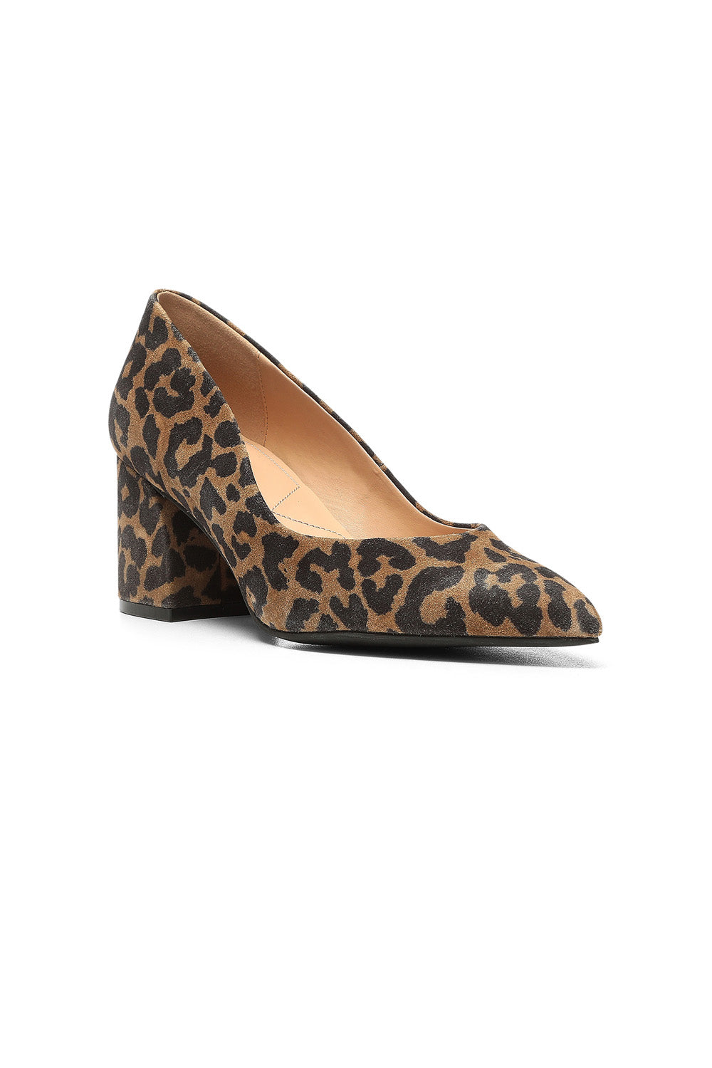 Leopard heels fashion pumps