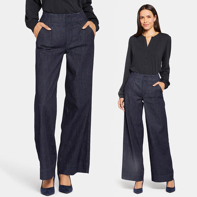 Click here to shop women's Mona Wide Leg Trousers