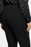 NYDJ Slim Trouser Pants In Plus Size In Ponte Knit - Black