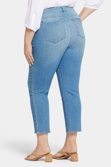 NYDJ Marilyn Straight Ankle Jeans In Plus Size - Mesmerize