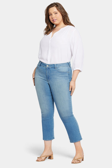 NYDJ Marilyn Straight Ankle Jeans In Plus Size - Mesmerize