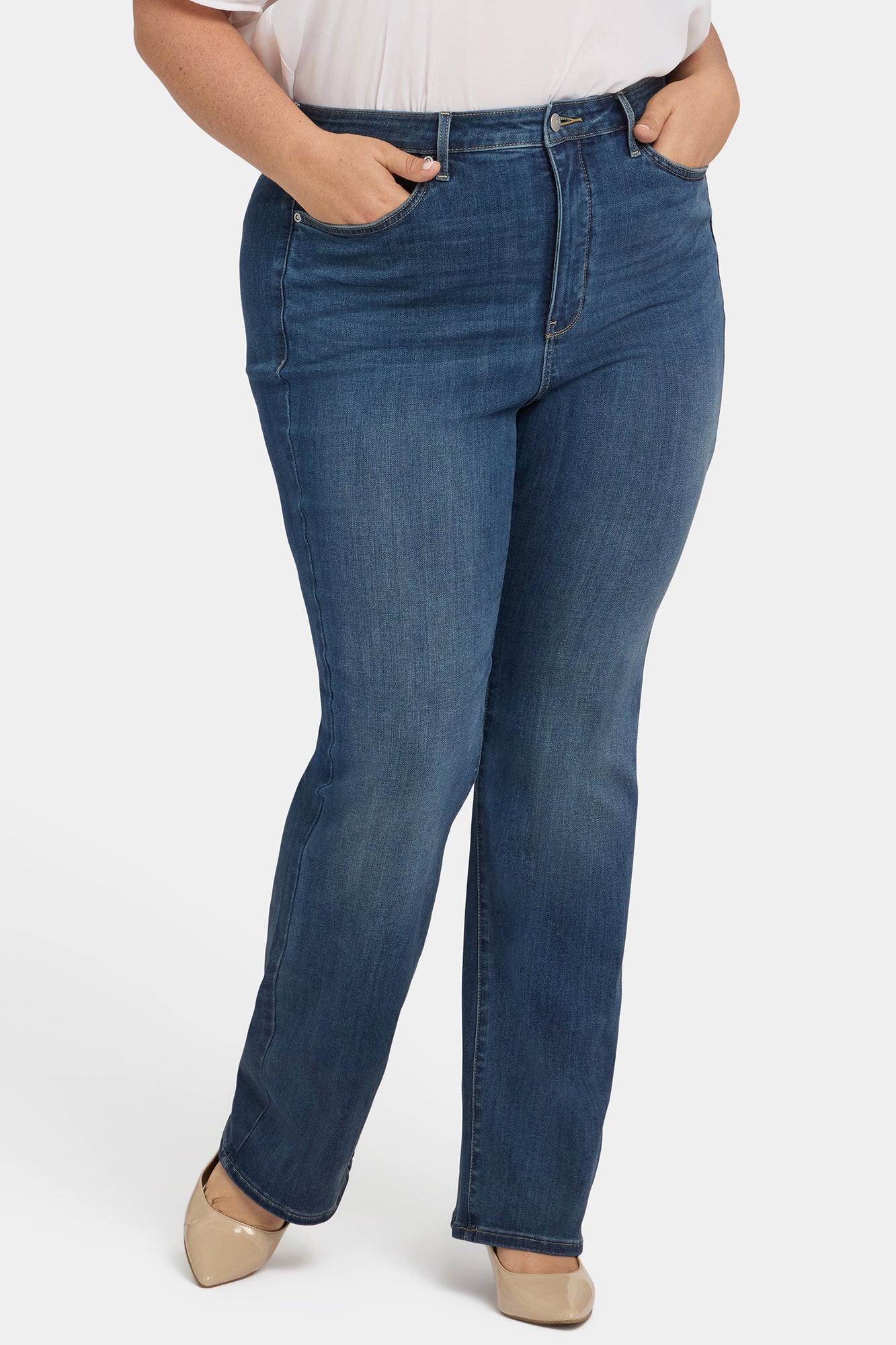 NYDJ Barbara Bootcut Jeans In Plus Size In Sure Stretch® Denim With High Rise - Serendipity