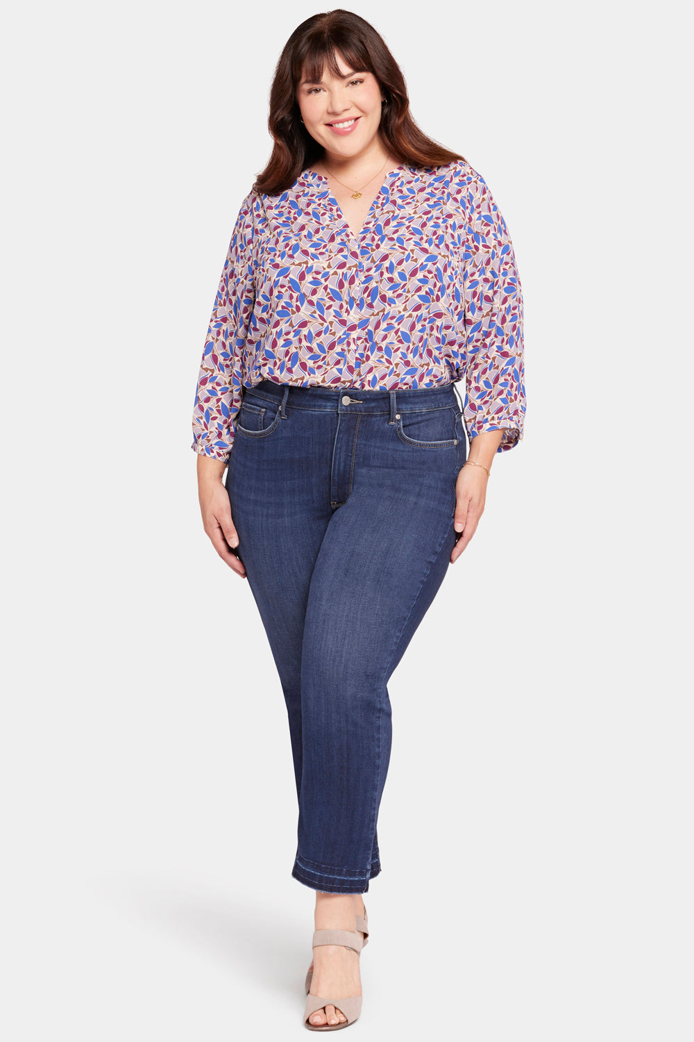 Marilyn Straight Ankle Jeans In Plus Size In Sure Stretch