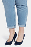 NYDJ Margot Girlfriend Jeans In Plus Size In Cool Embrace® Denim With Roll Cuffs - Kingston