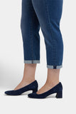 NYDJ Chloe Skinny Capri Jeans In Plus Size In Cool Embrace® Denim With Roll Cuffs - Costa Brava