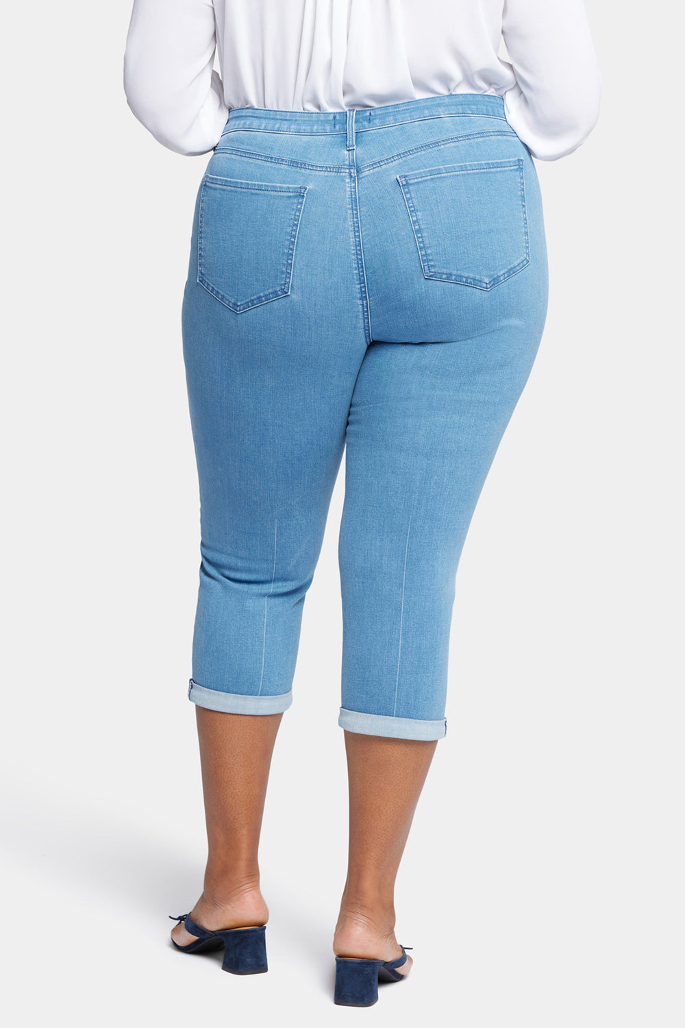 Chloe Skinny Capri Jeans In Plus Size In Cool Embrace® Denim With
