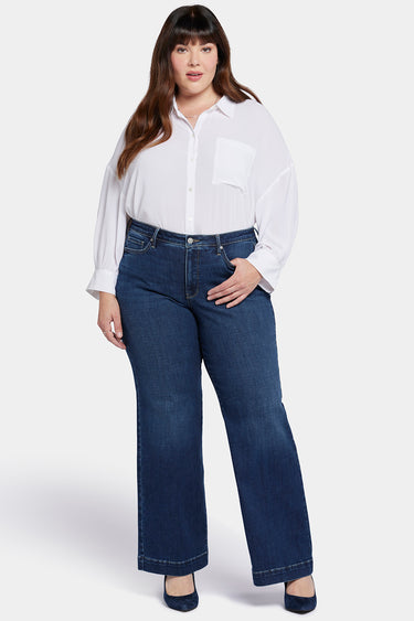NYDJ Teresa Wide Leg Jeans In Plus Size With 1 1/2