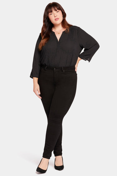 NYDJ Ami Skinny Jeans In Plus Size - Black