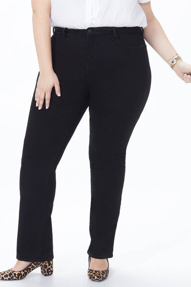 NYDJ Barbara Bootcut Jeans In Plus Size - Black